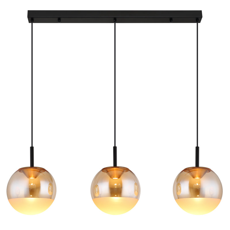 Baylyn 1 - Light Matte Black LED Geometric Pendant