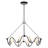Merion 8 - Light Dimmable Wagon Wheel Chandelier