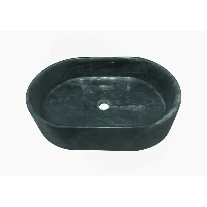 Vessel Sink, Oval-Shaped Sink For Bathroom, Green
