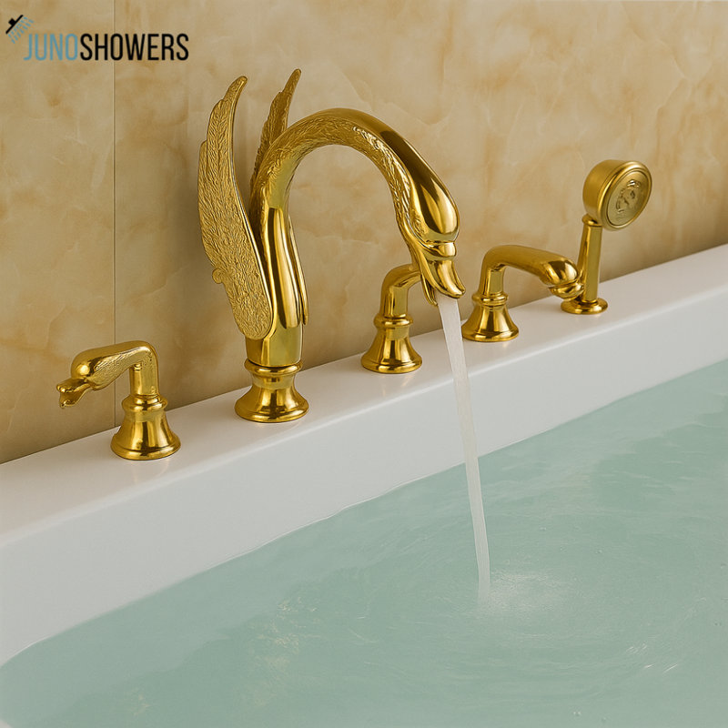 Support de douche Juno Gold Swan