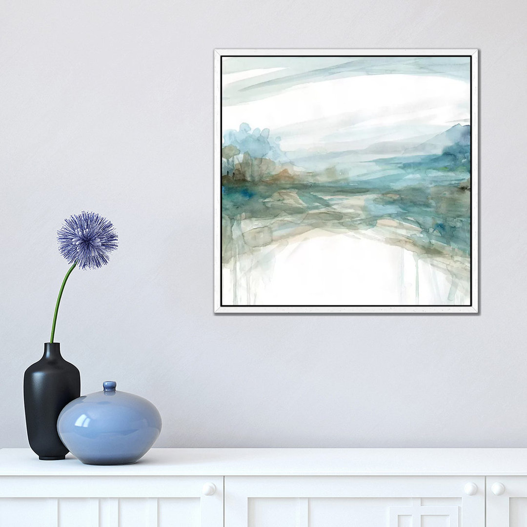 Shimmering Treeline II by Carol Robinson - Painting on Canvas