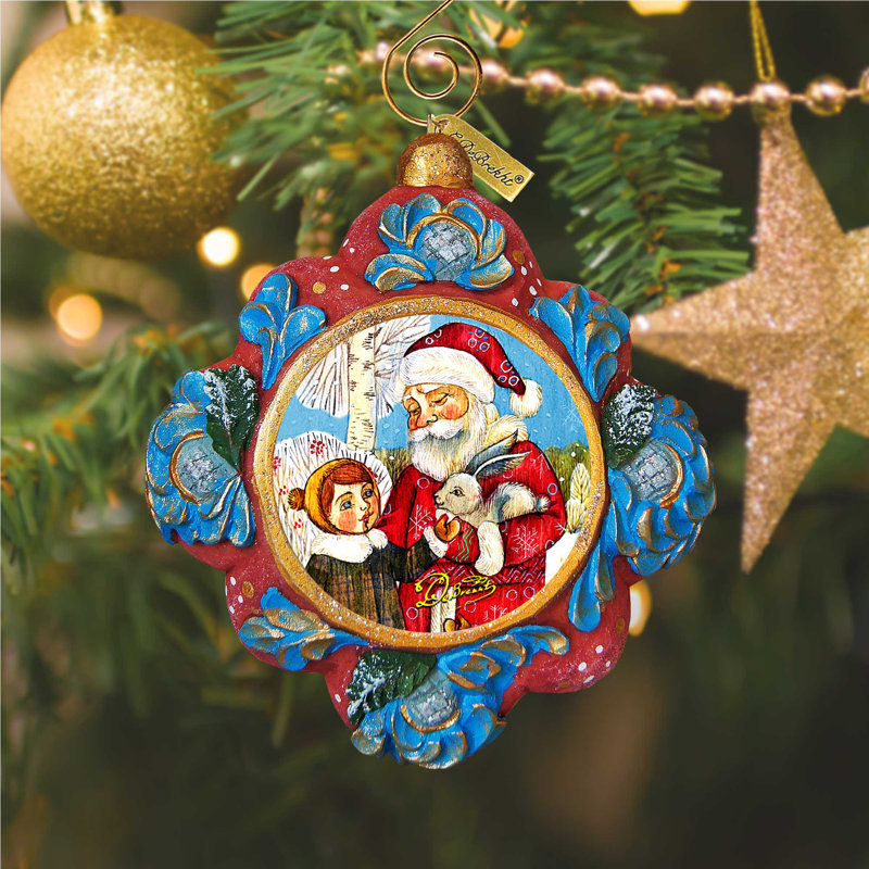 Ornament Derevo Collection, Père Noël avec garçon