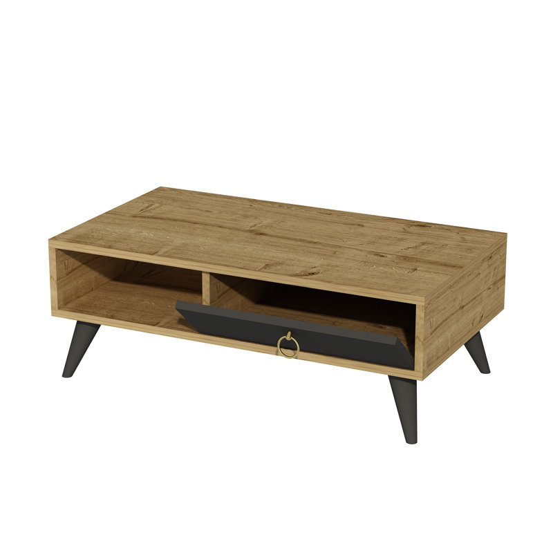 Tignall Four Leg Coffee Table with Storage