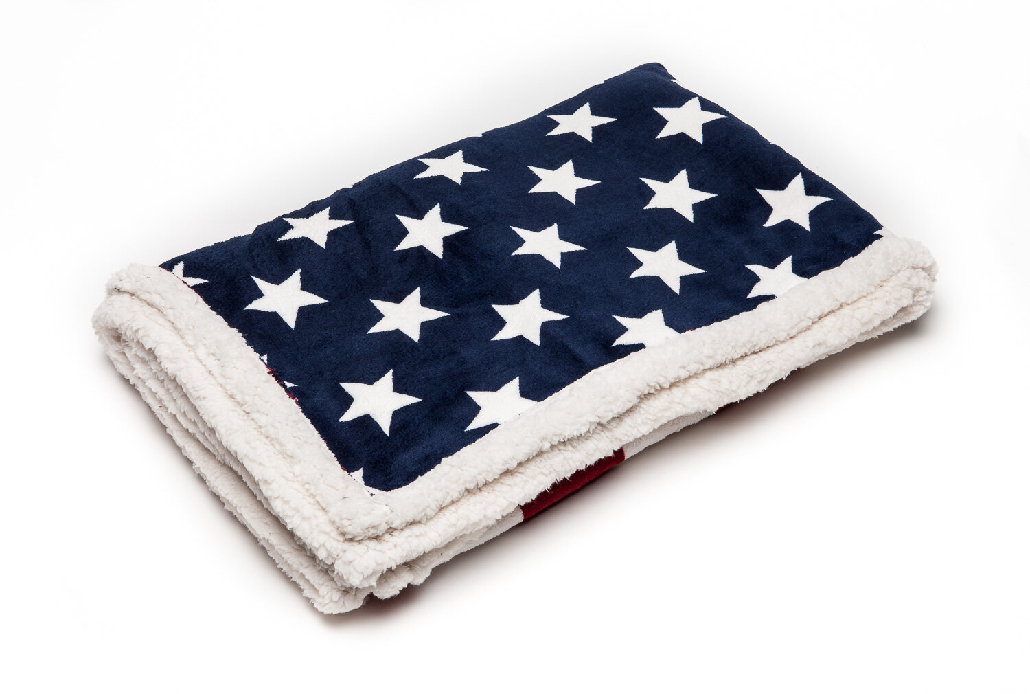 Chanasya US Flag Print Super Soft Sherpa Throw Blanket & Reviews | Wayfair