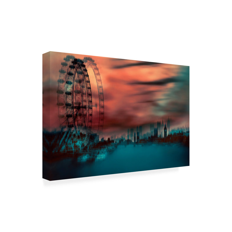 Londres sur toile, L 32 po x H 22 po
