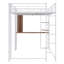Lit mezzanine en métal avec 2 tablettes et 1 bureau-114231745-114231746