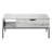 42" Lift-Top Coffee Table In Modern Style, Grey, Black Metal Accents, Hidden Storage With Lift-Top, 42 Inches, Rectangular, Grey Finish, Support, Included Option