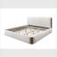 Lit en tissu blanc de qualité supérieure-617595025