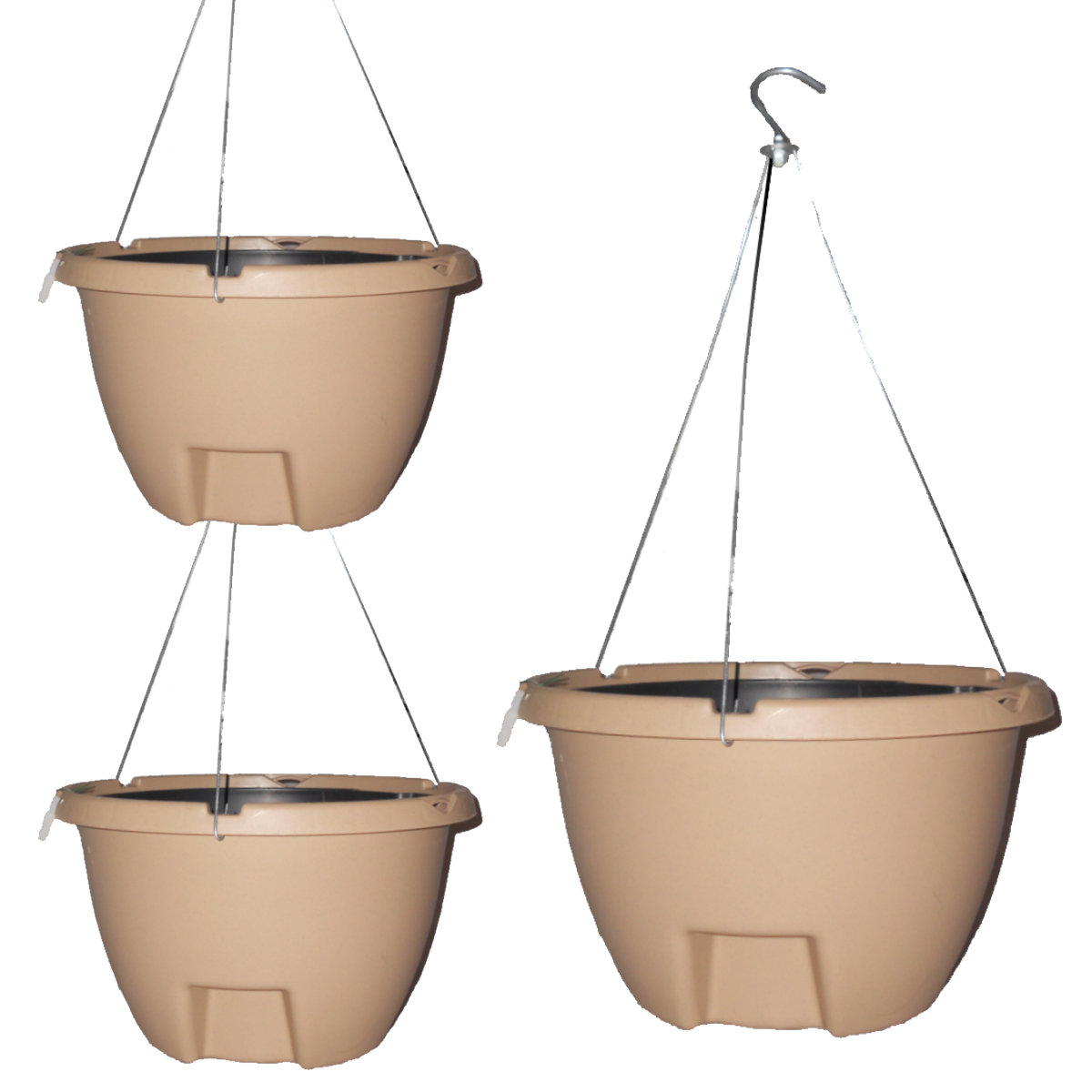 Arlmont & Co. The Weekender 16” Self Watering Hanging Planter (3 Pack ...