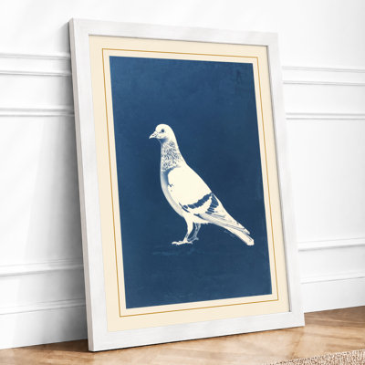 White Pigeon Profile Japandi - Print