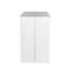 Console 118,50 po, blanc, multifonctionnel, élégant pour n'importe quelle pièce, bureau 118,50 po, matériaux, option pour économiser de l'espace-1377574145