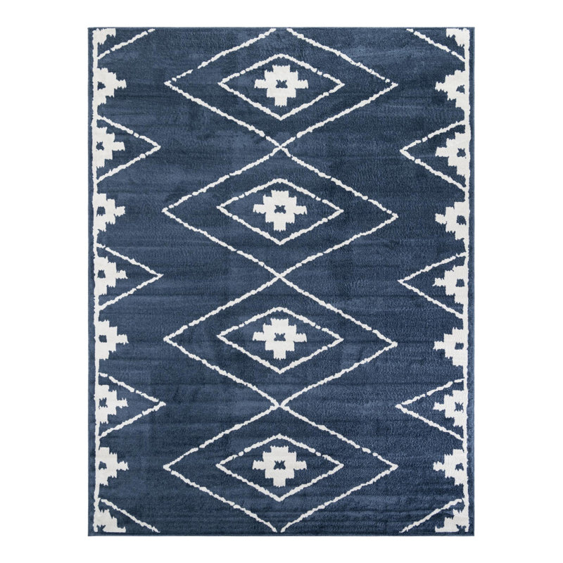Latitude Run® Vefsna Nikolis Rug Blue, Rectangle 10' x 13'1"