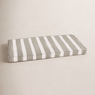 Gia Striped Indoor/Outdoor Bench Cushion