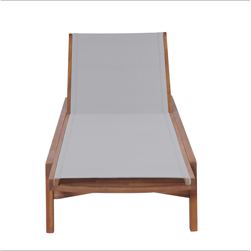 CHAISE EXTÉRIEURE, Gris / teck