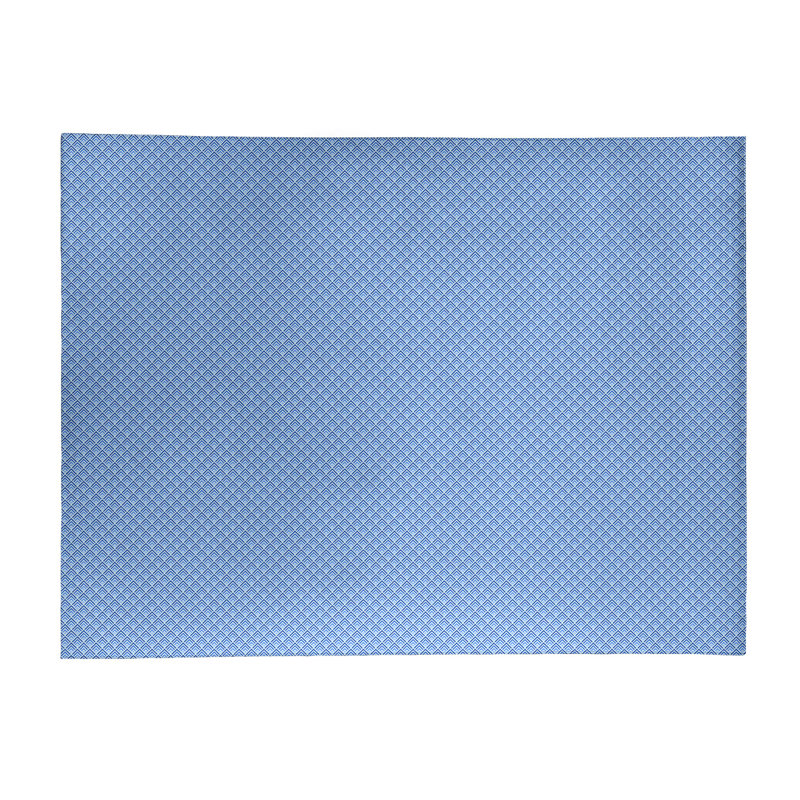 Tapis de zone bleu dégradé géométrique classic, Rectangle 4 pi x 6 pi