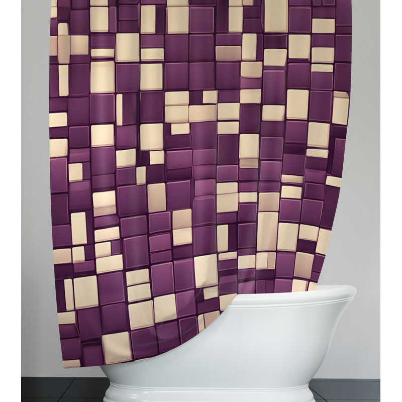Rideau de douche Palmas, H 72 po x l 70 po