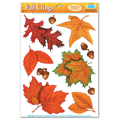 Feuille d'automne - 12 po x 17 po - paquet de 12