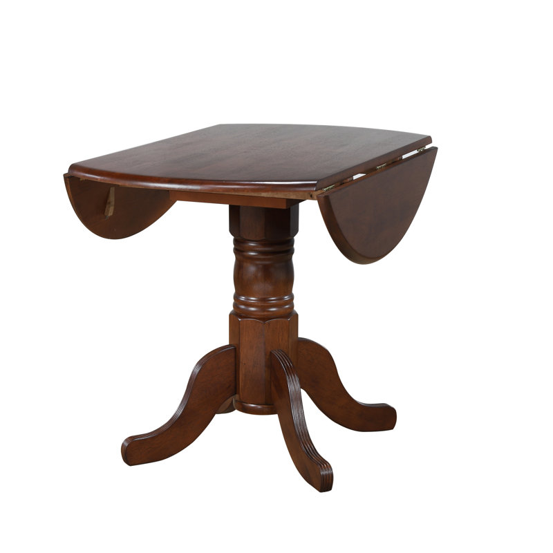 Azizi Extendable Solid Wood Dining Table, Brown