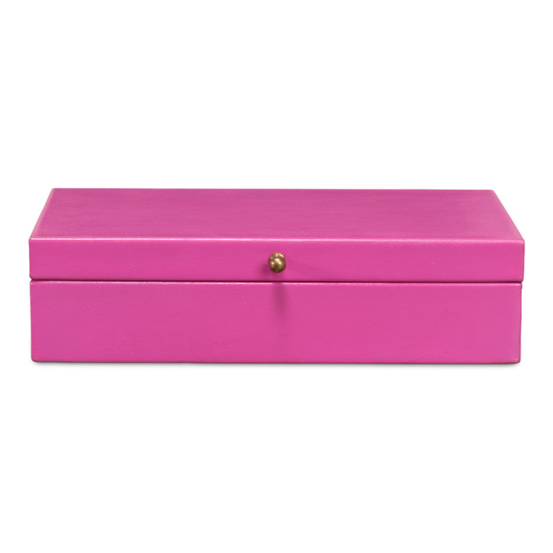 Gatsburg Handmade Decorative Box, Pink