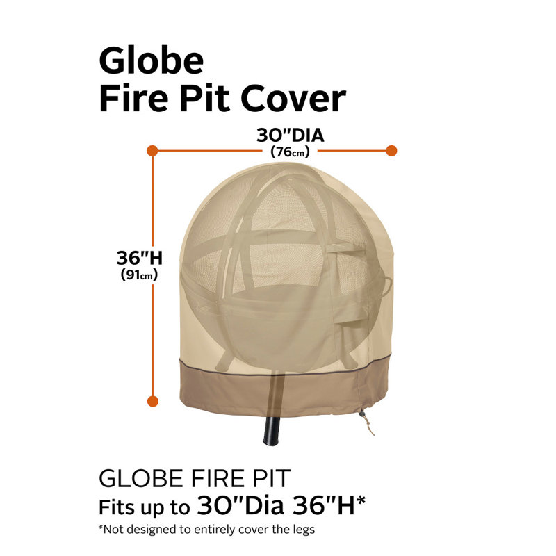 The Twillery Co.® Paulding 34.1'' W x 34.1'' D Fire Pit Cover