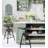Botto Swivel Counter Stool with Metal Frame