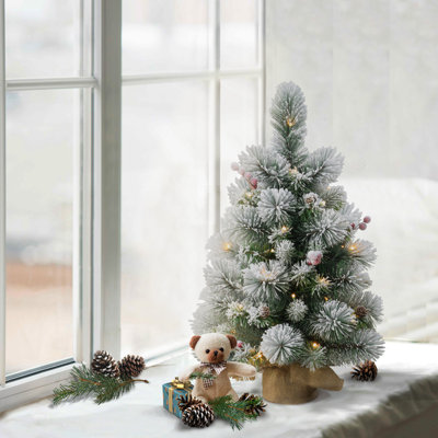 24' Lighted Pine Christmas Tree