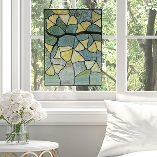  Design Toscano Stained Glass Panel - The Tree of Life Stained  Glass Window Hangings - Art Glass Window Treatments, Living Room : Home &  Kitchen