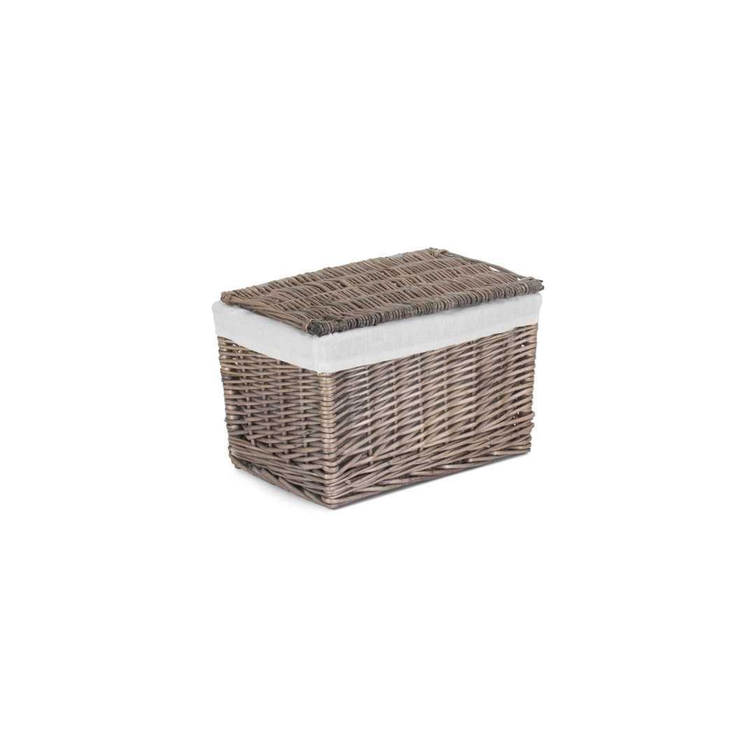 Wicker Storage Hamper Basket with Lining