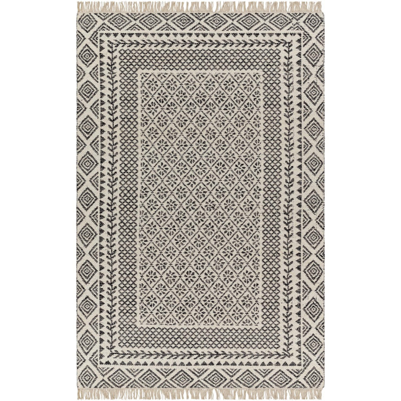 Kenyatta Wool Oriental Indoor Rug, Rectangle 8'10" x 12'