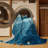 Machine Washable Pantelie Posh & Luxe Arc Rug in Blue – SkyBlue Binding-1908983384