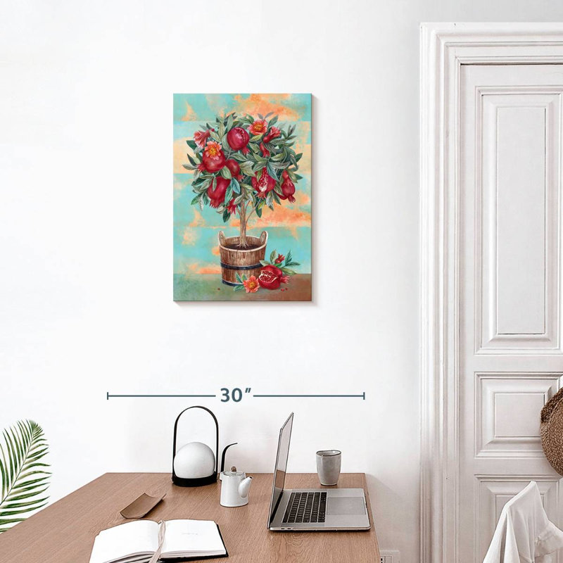 Harnek Pomegranate Tree, 24" H x 16" W