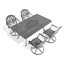 Meubles de jardin en aluminium coulé-1107678070