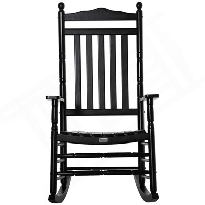 Chaise berçante à haut dossier Traditional