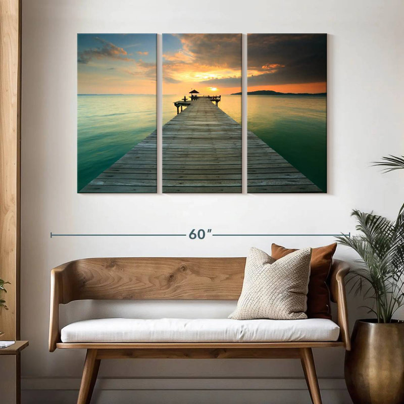 Aletra Sunset Bay Dock, H 32 po x l 50 po