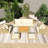 78.6''Wicker Outdoor Patio Sofa Set With Beige Cushions-470756171