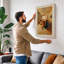 Coffee in Geometry Modern - Wrapped Canvas-415565351-415565337
