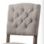 Chaise d'appoint rembourrée (ensemble de 2)