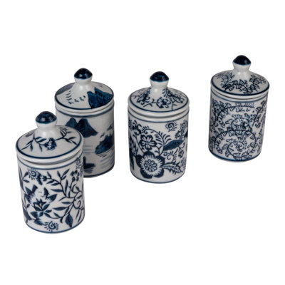 Stoneware Kitchen Canister Set