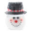 Art de pelouse de bonhomme de neige