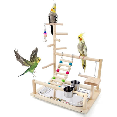 Bird Wooden Playstand/Perch