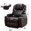 Fauteuil inclinable manuel en similicuir Alizee