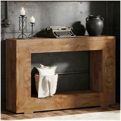 Modern Entryway Sofa Table,Wood Console Table