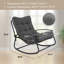 Chaise berçante d'extérieur en métal Ghiorghi-485078325