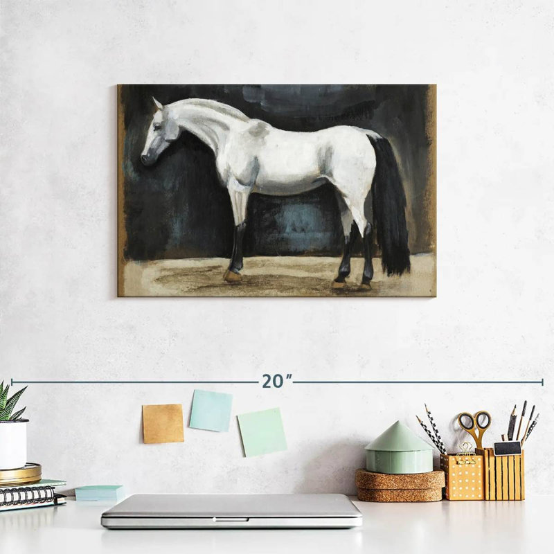 Equestrian Studies II, 8" H x 12" W
