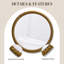  Cadre de miroir rond Selene-1345615442