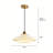 American Industrial Style Glass Single Pendant Lamp