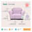 Keet Roundy Plush Chair Microsuede with Accent Pillow-70145909