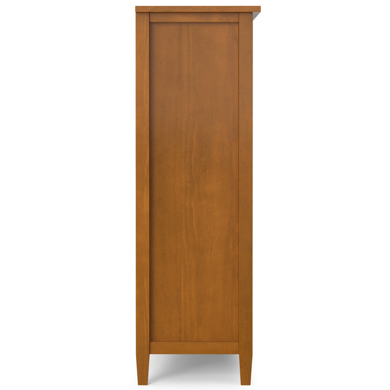 Light Golden Brown Solid Wood 9-Cube Storage Unit