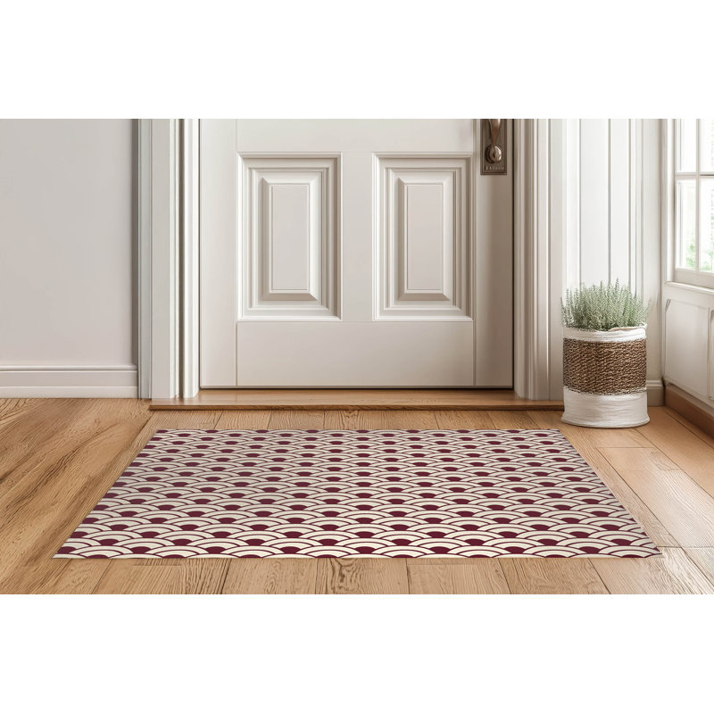 Paillasson traditionnel traditionnel japonais, Vin, 24" W x 36" L