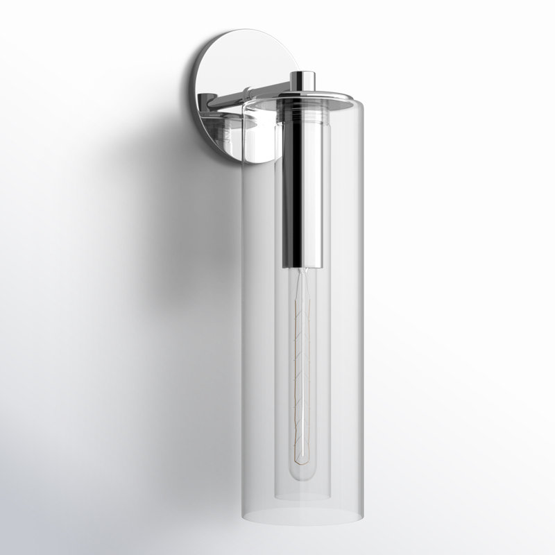 Adreille Armed Sconce, Polished Nickel